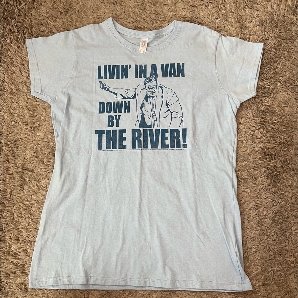 SNL Chris Farley Living In A Van Down By The River T-Shirt Women’s Size Xl
